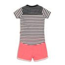 DIRKJE 2 részes C-SO Joyful LETS ROCK 68 White / Black-Pink szett