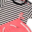 DIRKJE 2 részes C-SO Joyful LETS ROCK 68 White / Black-Pink szett