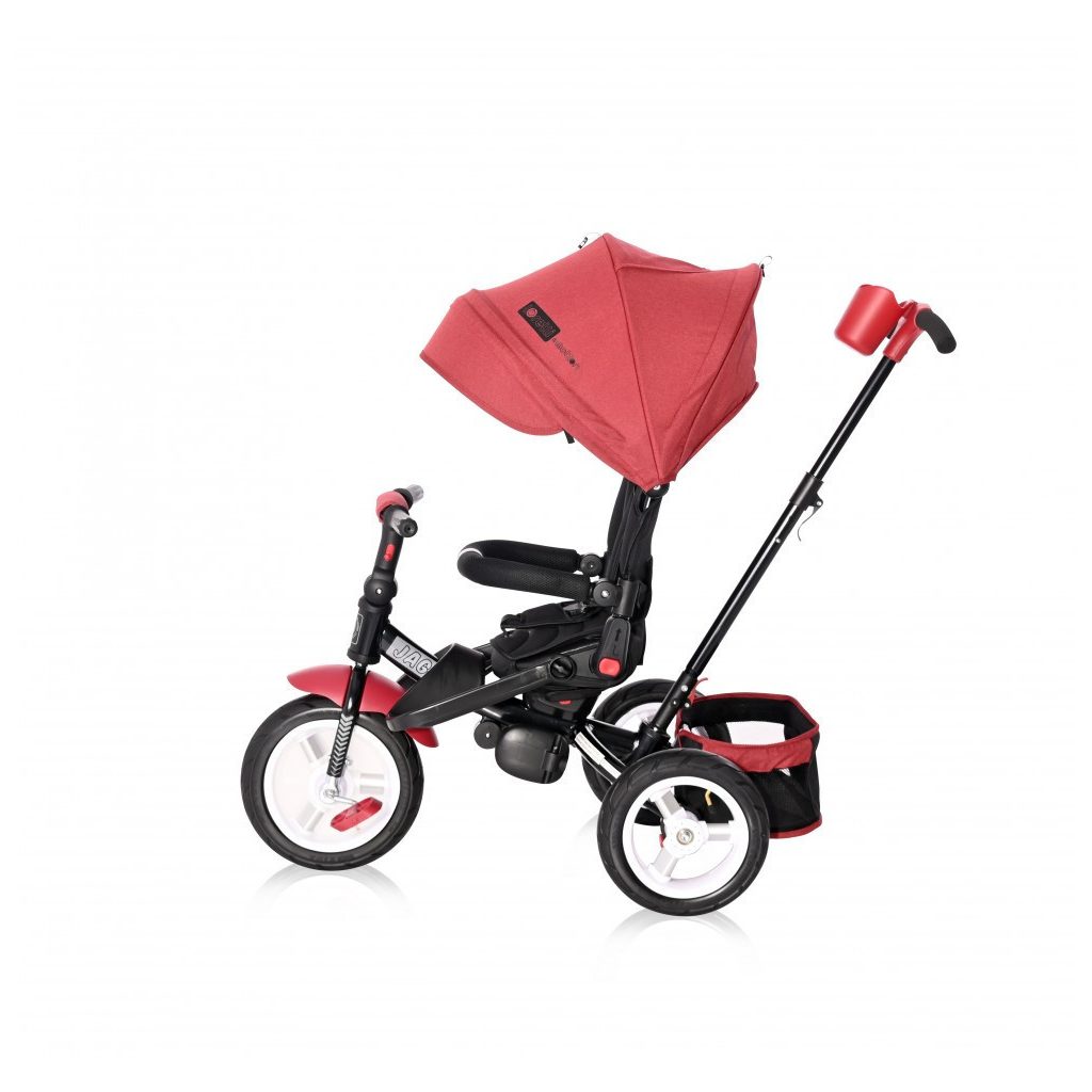 Lorelli Jaguar Air tricikli - Red & Black Luxe