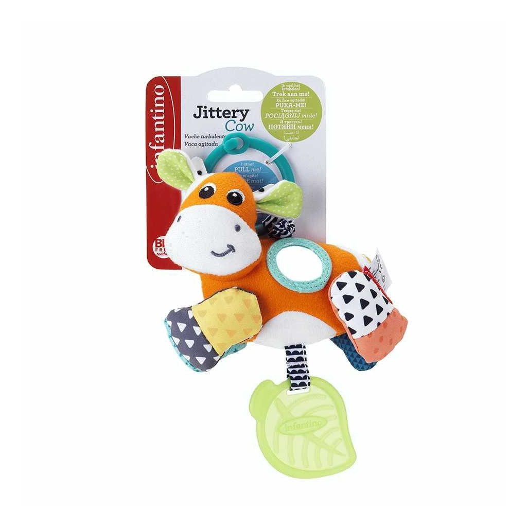 Infantino babakocsi játék - tehén