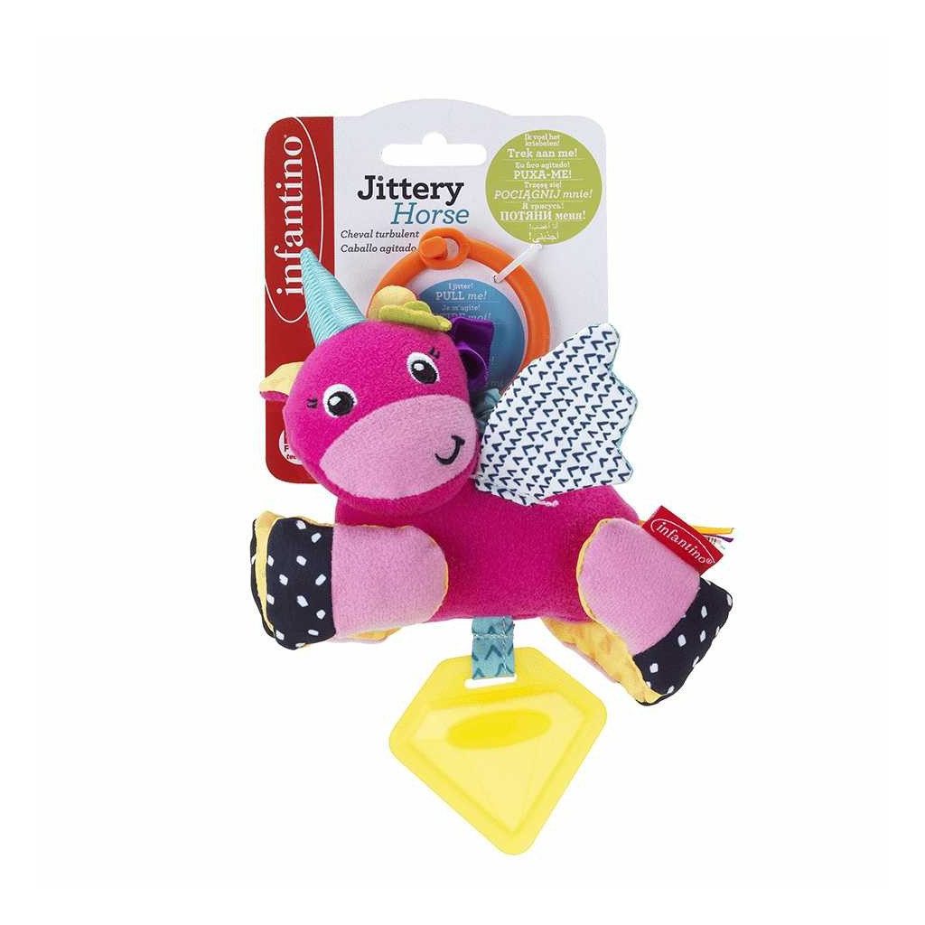 Infantino babakocsi játék - unikornis