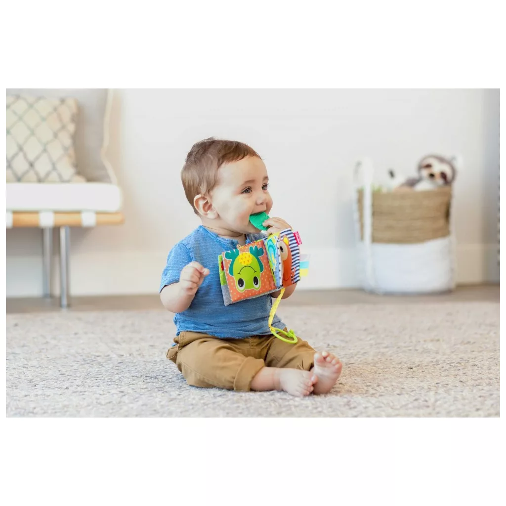 Infantino Link & Squeak babakönyv - állatos