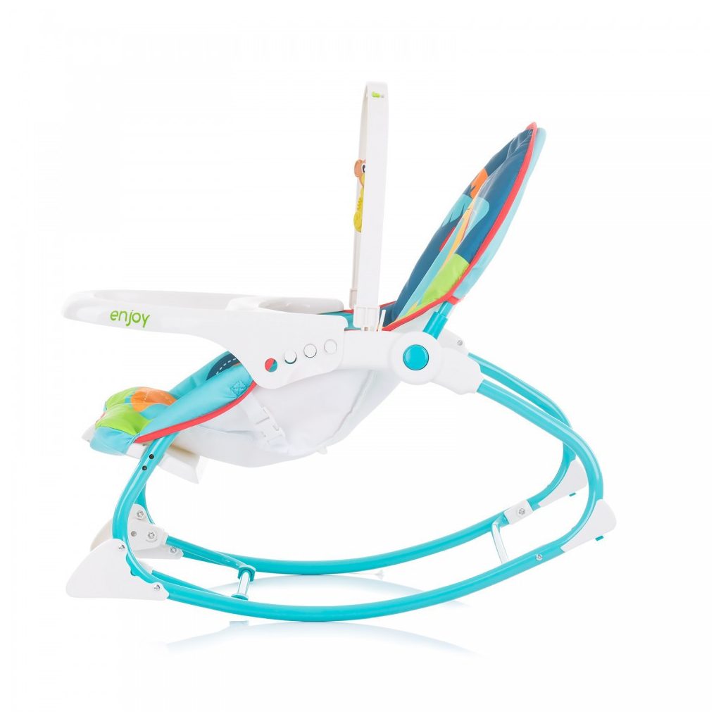 Chipolino Enjoy rezgő-zenélő pihenőszék 18 kg-ig - Blue