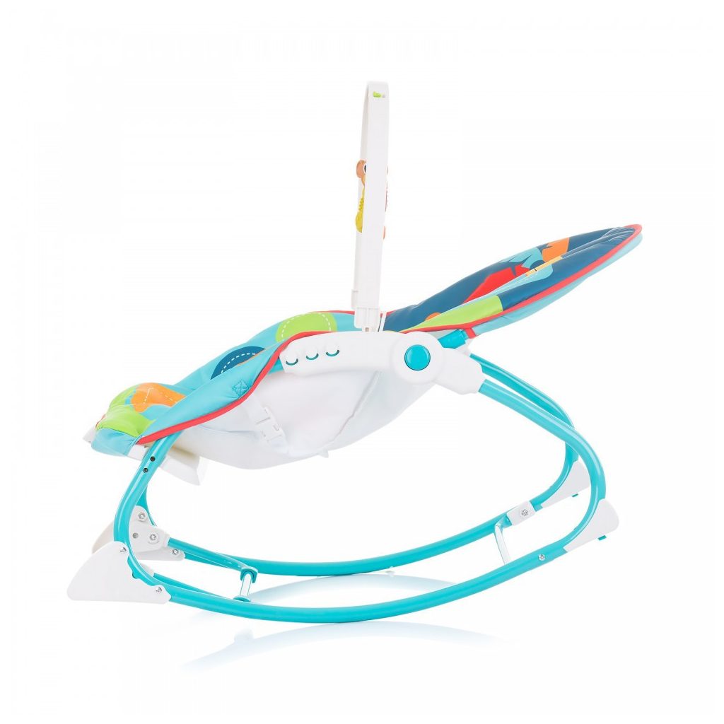 Chipolino Enjoy rezgő-zenélő pihenőszék 18 kg-ig - Blue