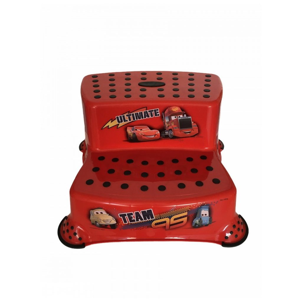 Lorelli Disney mintás lépcsős fellépő - Verdák / piros