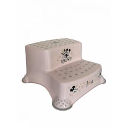   Lorelli Disney mintás lépcsős fellépő - Mickey Minnie Love Light Pink