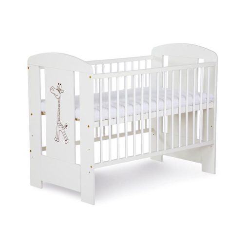 KLUPS Kiságy fa SAFARI 120 x 60 fehér
