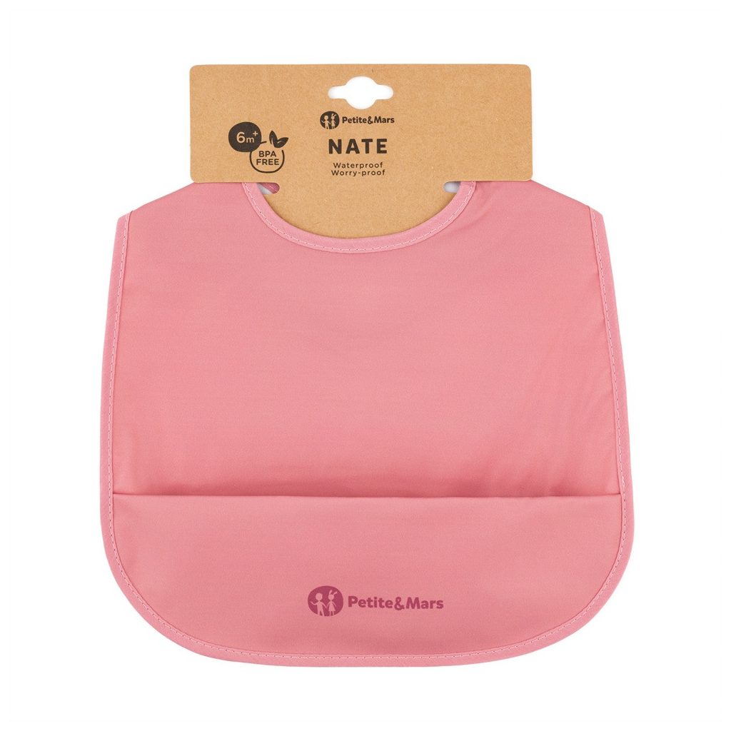 PETITE&MARS Előke PU Nate Dusty Rose 6hó+