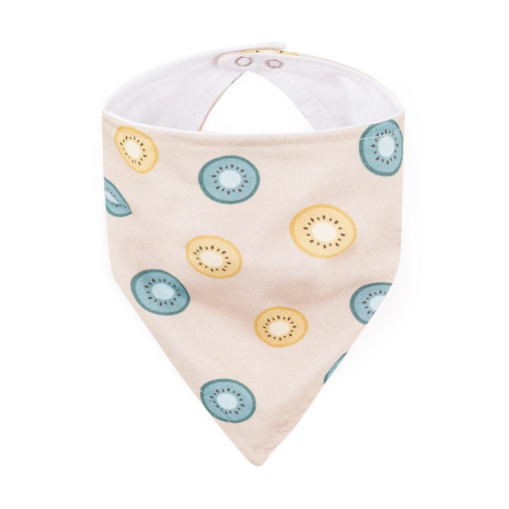 PETITE&MARS Nyálkendő Luke 2 db  Beige Kiwis&Misty Green 3hó+