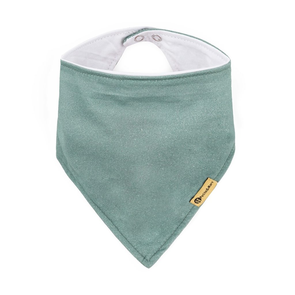 PETITE&MARS Nyálkendő Luke 2 db  Beige Kiwis&Misty Green 3hó+