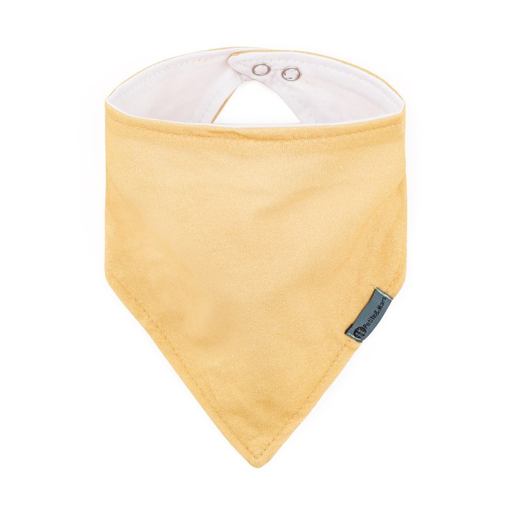 PETITE&MARS Nyálkendő Luke 2 db Beige Pears&Intense Ochre 3hó+