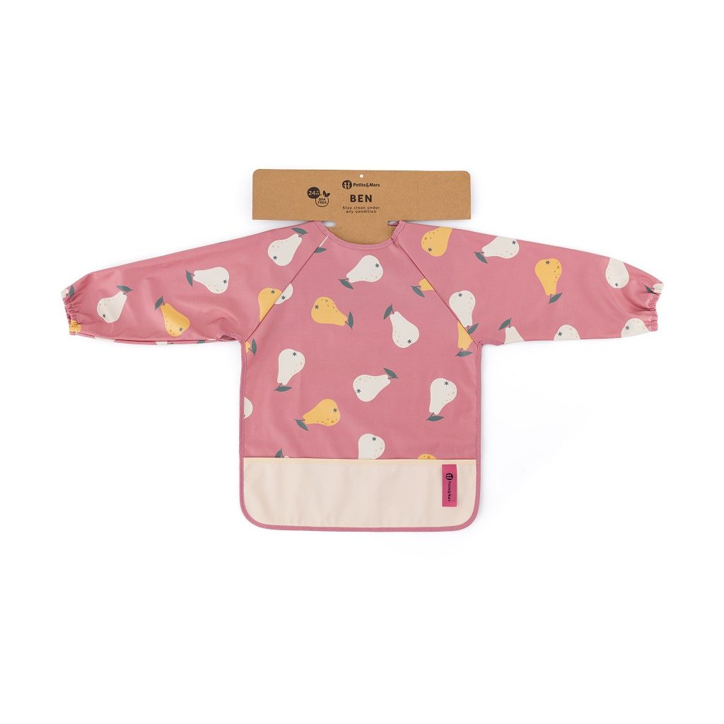 PETITE&MARS Előke hosszú ujjal Ben Pink Pears