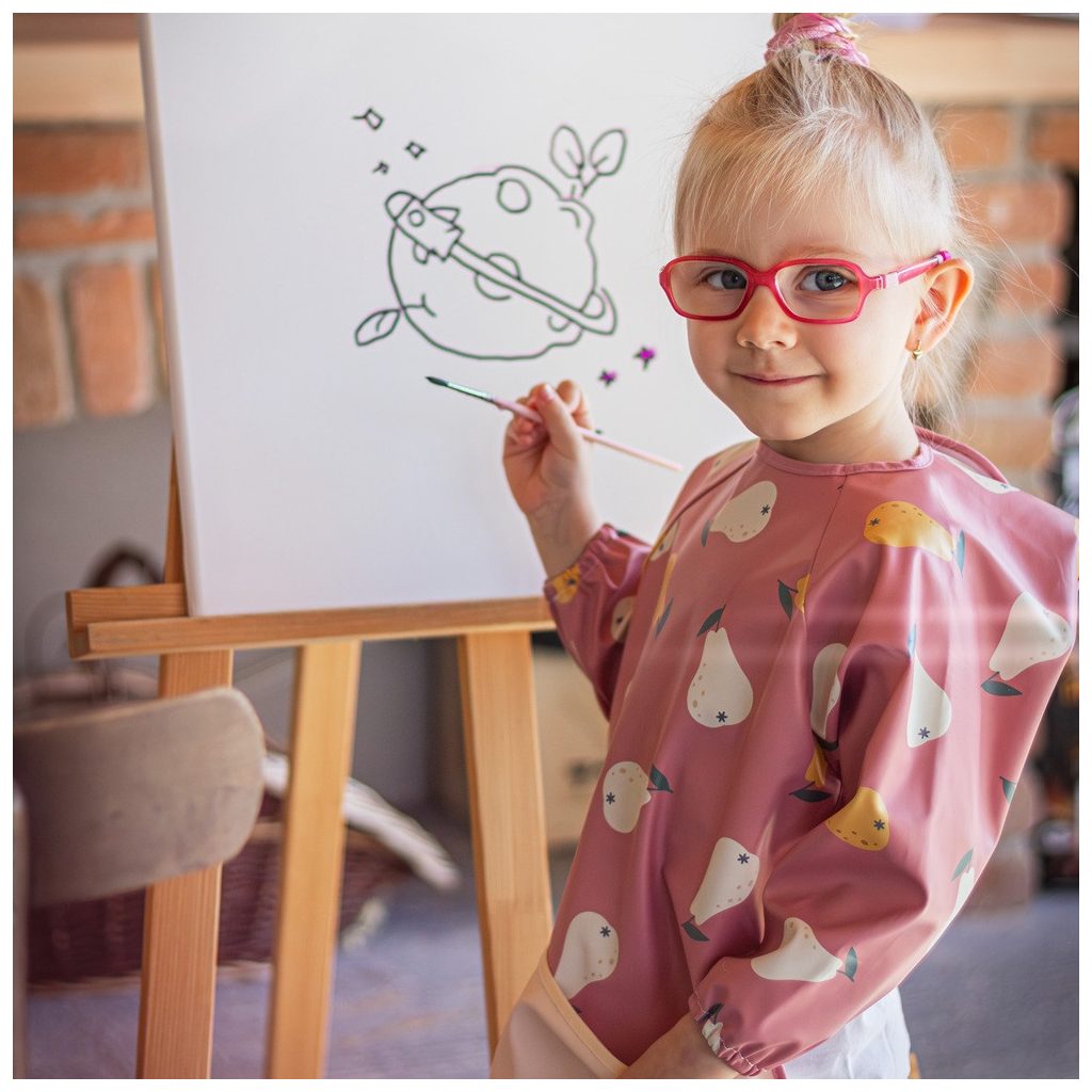 PETITE&MARS Előke hosszú ujjal Ben Pink Pears