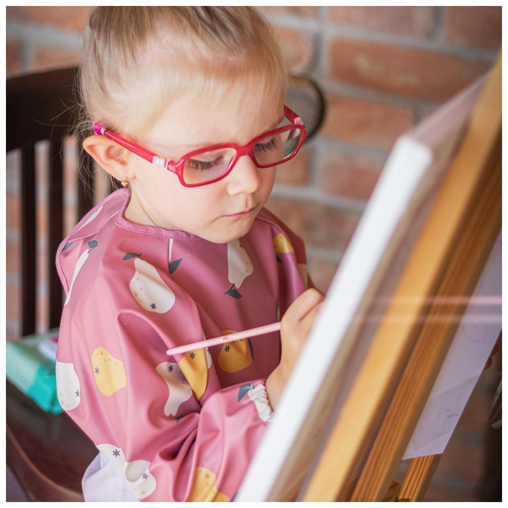 PETITE&MARS Előke hosszú ujjal Ben Pink Pears