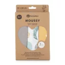 PETITE&MARS Bambusz muszlin 3db-os pelenka szett Moussy Ochre Leaves, 68 x 68 cm