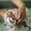 PETITE&MARS Bambusz muszlin 3db-os pelenka szett Moussy Grey Planes, 68 x 68 cm