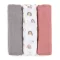 PETITE&MARS Bambusz muszlin 3db-os pelenka szett Moussy Rose Rainbows, 68 x 68 cm