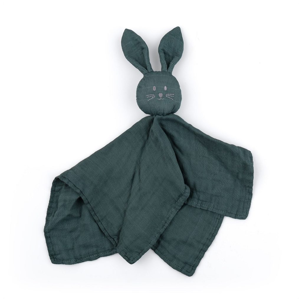 PETITE&MARS Bambusz muszlin szundikendő Hugo Misty Green 0hó+