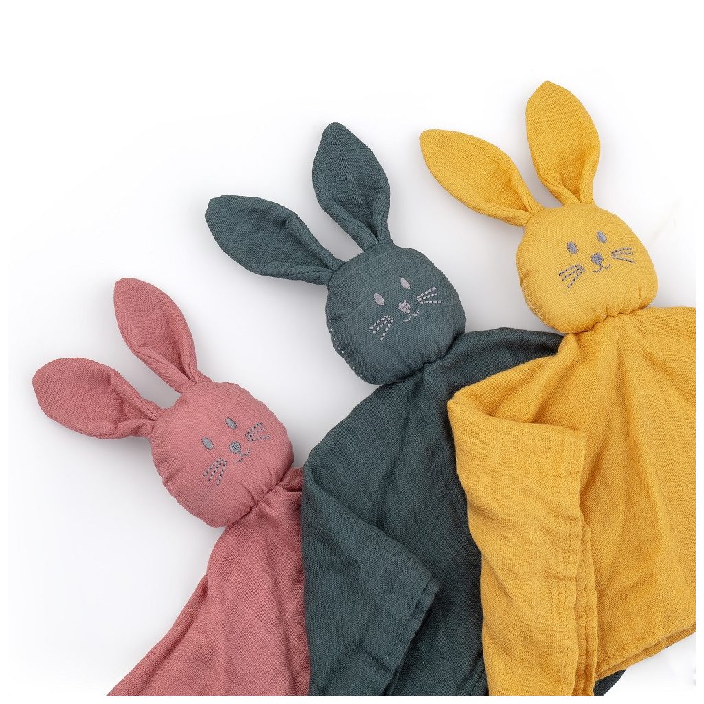 PETITE&MARS Bambusz muszlin szundikendő Hugo Intense Ochre 0hó+