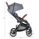 PETITE&MARS Sport babakocsi Cross Ultimate Grey