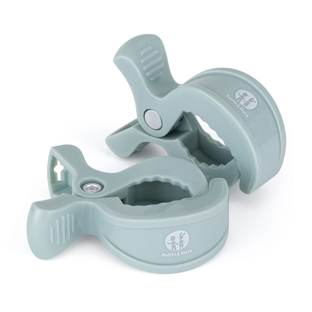 PETITE&MARS Csipesz babakocsira, 2 db, Green