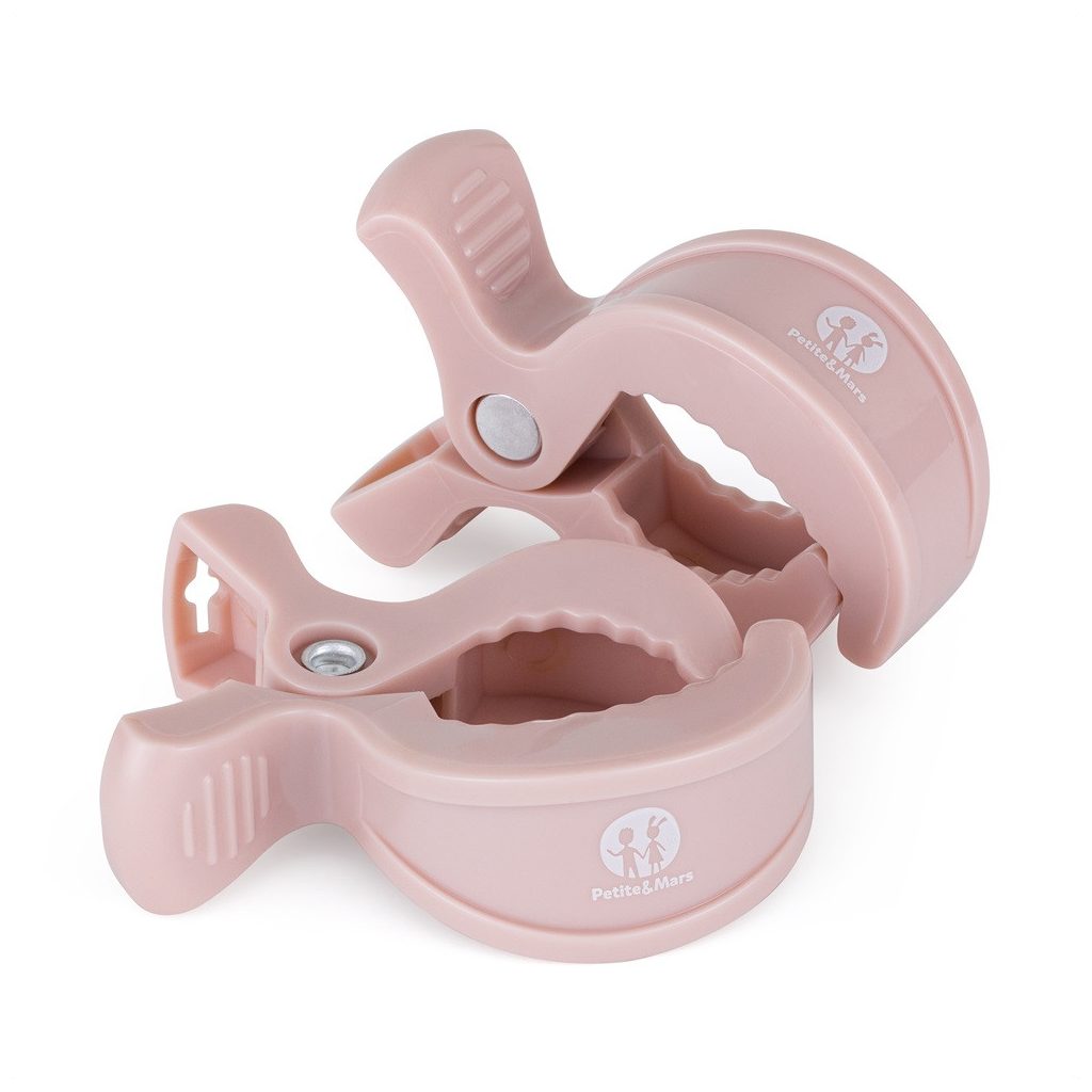 PETITE&MARS Csipesz babakocsira, 2 db, Rose