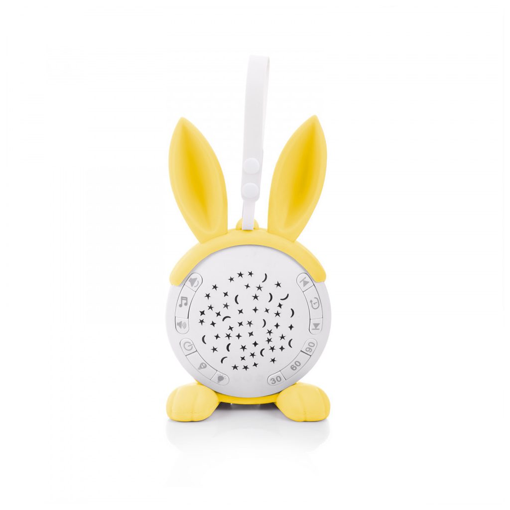 Chipolino hordozható altató Nyuszi - sárga