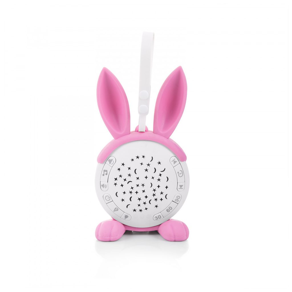 Chipolino hordozható altató Nyuszi - pink