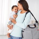 SKIP HOP Cumisüveg tartó szilikon Grab&Go szürke