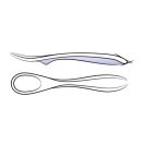 Nuvita kanál és villa szett tartóban - zöld - 8477