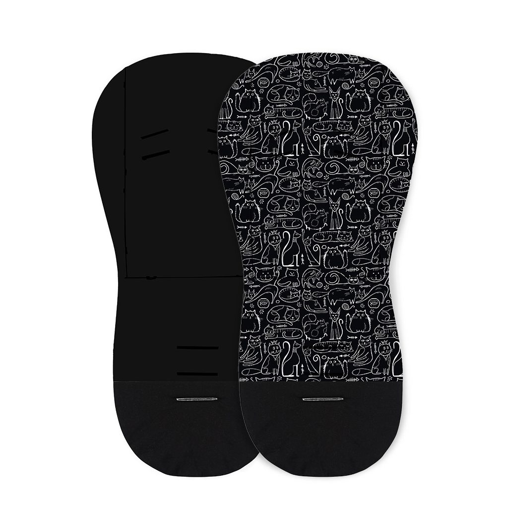 PETITE&MARS Ülésbetét babakocsiba Foamy Black Cats