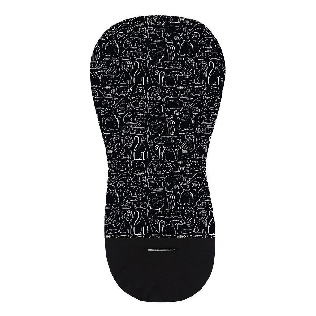 PETITE&MARS Ülésbetét babakocsiba Foamy Black Cats