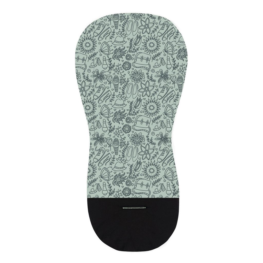 PETITE&MARS Ülésbetét babakocsiba Foamy Green Hipster