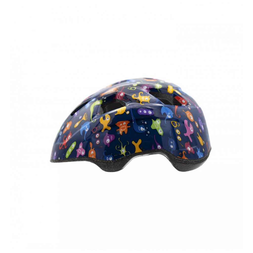 Bellelli biciklis gyerek sisak XS méretben - Monsters Blue