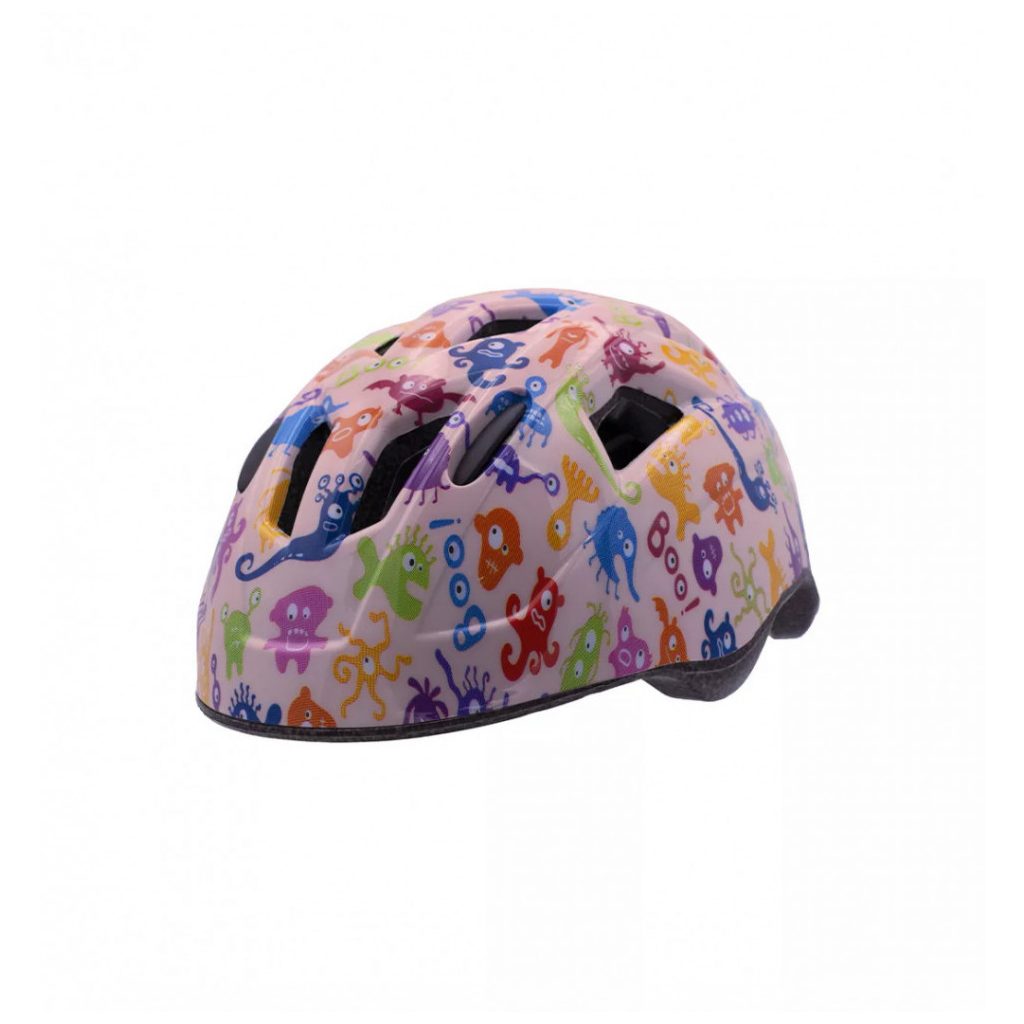 Bellelli biciklis gyerek sisak XS méretben - Monsters Pink