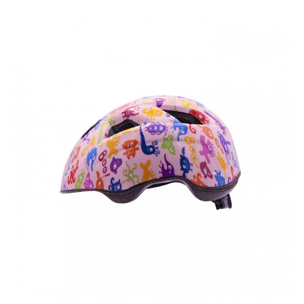 Bellelli biciklis gyerek sisak XS méretben - Monsters Pink
