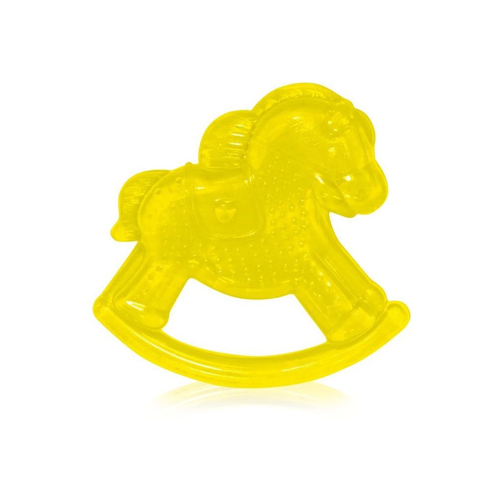 Baby Care Hűthető rágóka hintaló - sárga