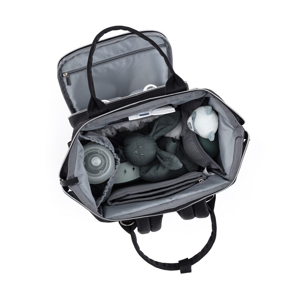 PETITE&MARS Hátizsák babakocsira JACK - Catchthemoment sorozat  Just Black