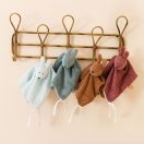 NATTOU Szundikendő nyuszi Bonnie SB sage green 27x27 cm