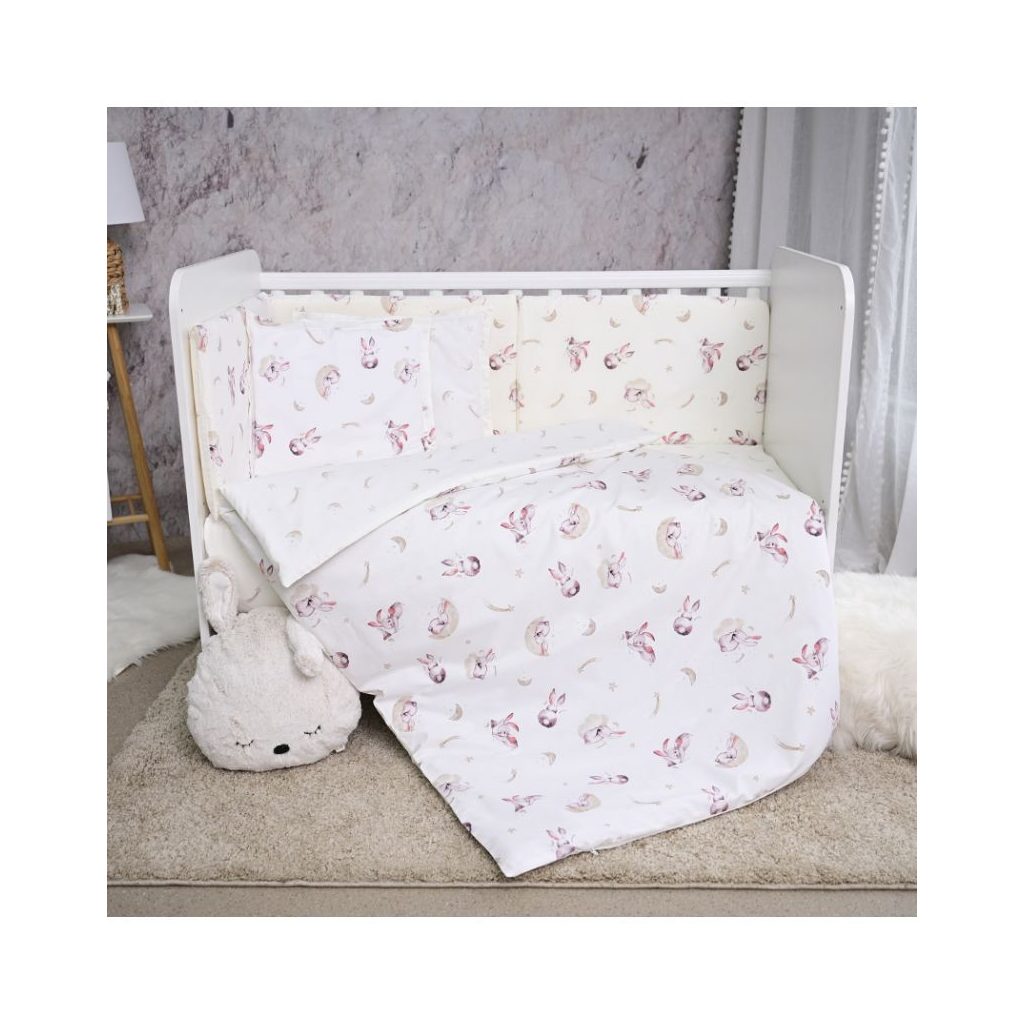 Lorelli Smile ágynemű garnitúra - Beige Bunnies