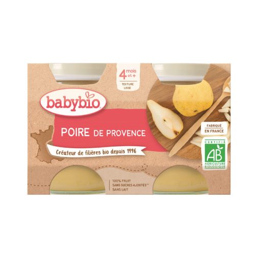 BABYBIO Körte Williams bébiétel 2x 130 g