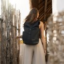 PETITE&MARS Pelenkázó hátizsák babakocsira Jackob Absolute Black