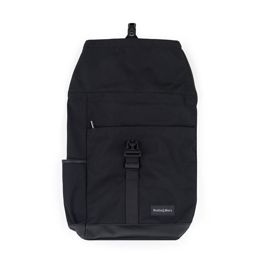 PETITE&MARS Pelenkázó hátizsák babakocsira Jackob Absolute Black