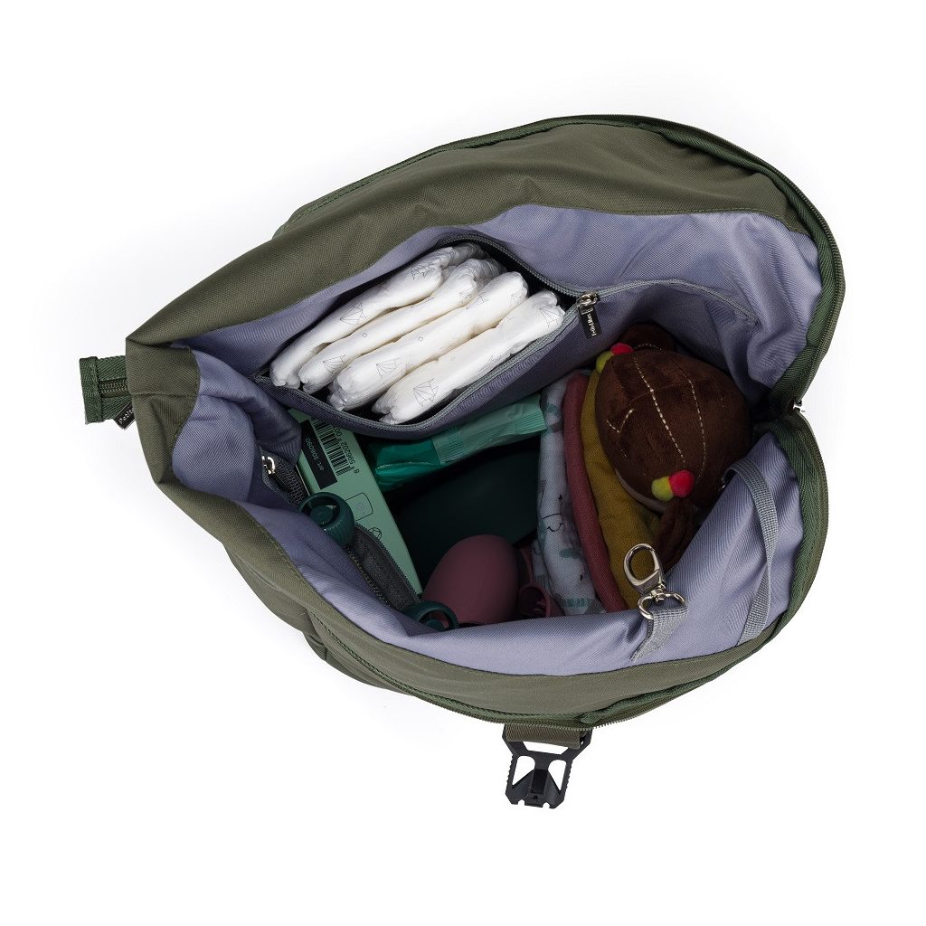 PETITE&MARS Pelenkázó hátizsák babakocsira Jackob Absolute Black