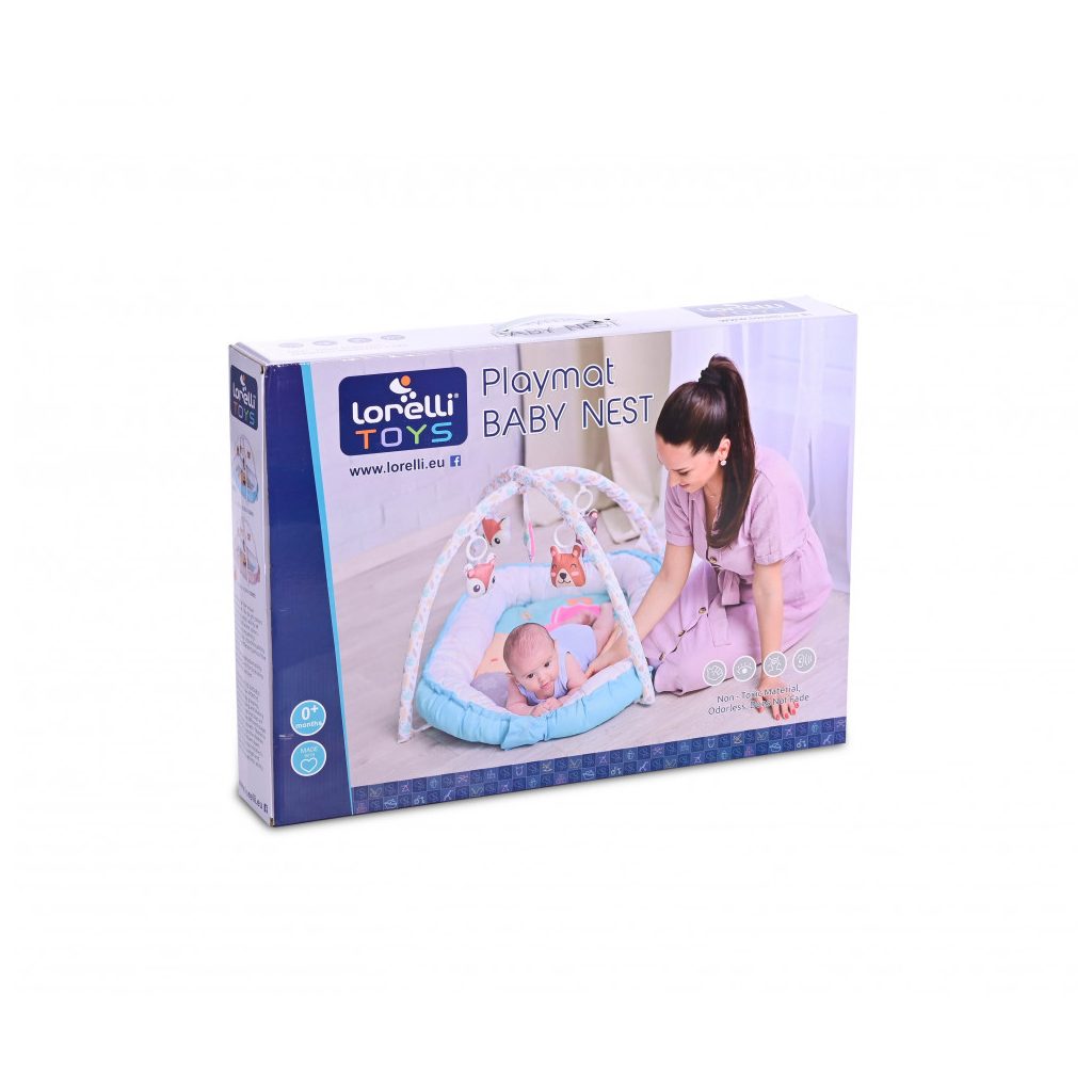 Lorelli Toys játszószőnyeg - Baby Nest Blue
