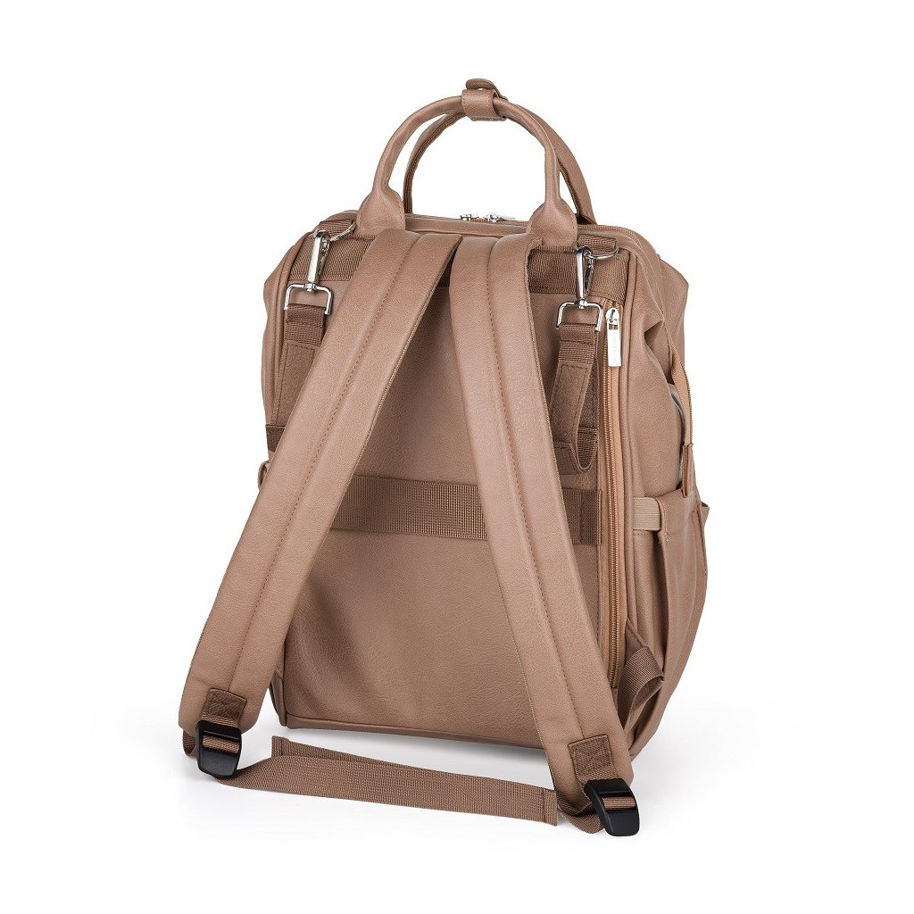 PETITE&MARS Pelenkázó hátizsák babakocsihoz Jasper Camel Beige