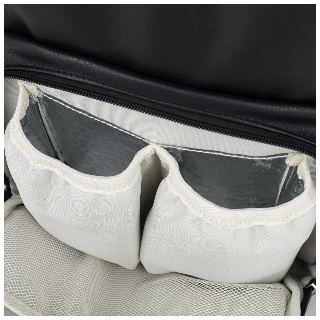 PETITE&MARS Jasper pelenkázó hátizsák babakocsira Absolute Black