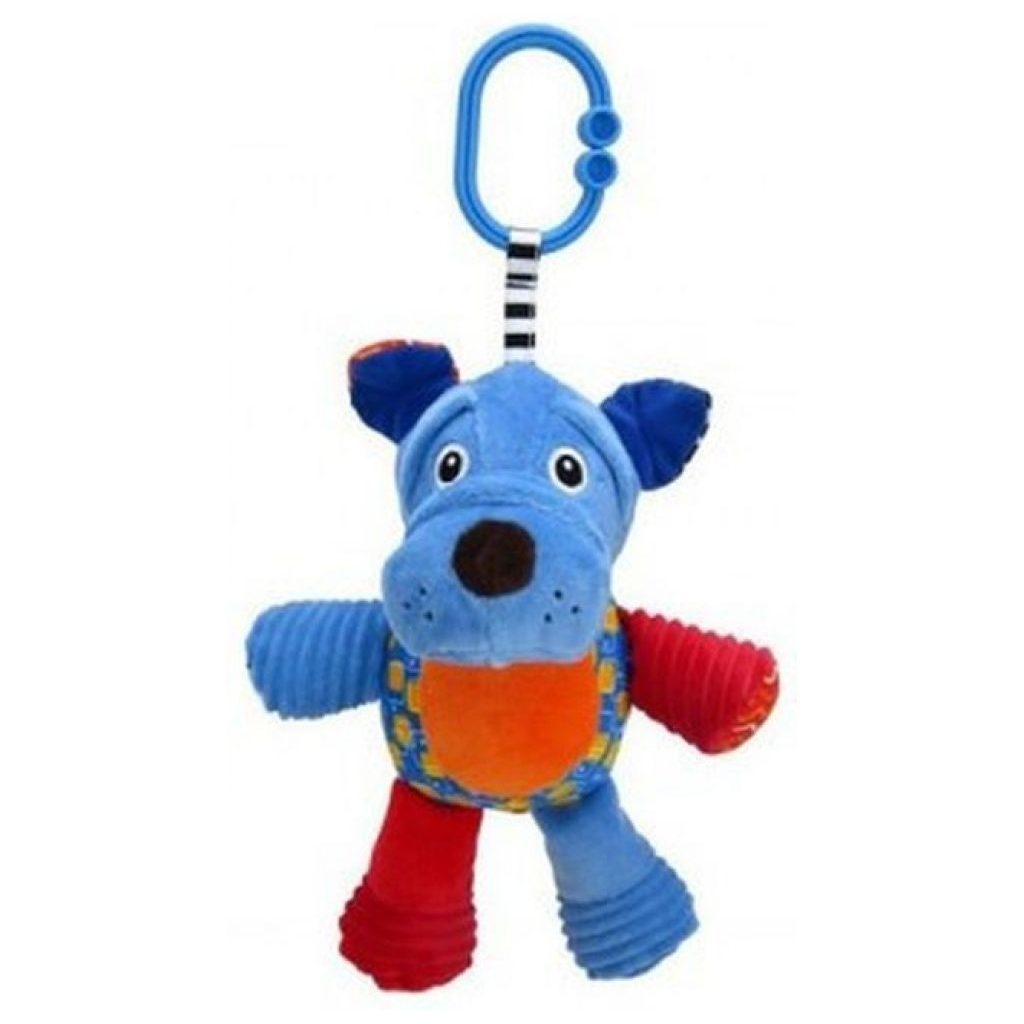 Lorelli Toys plüss zenélőjáték - Kék Kutya