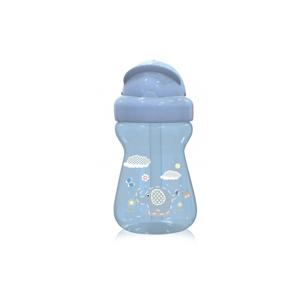 Baby Care szívószálas sportitató 325ml - Moonlight Blue