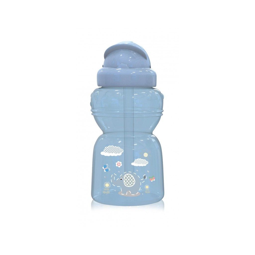 Baby Care Mini szívószálas sportitató 200ml - Moonlight Blue